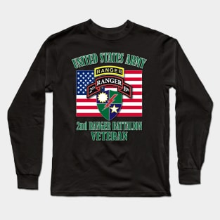 2nd Ranger Battalion- Veteran Long Sleeve T-Shirt